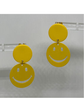 HAPPY FACE EARRINGS